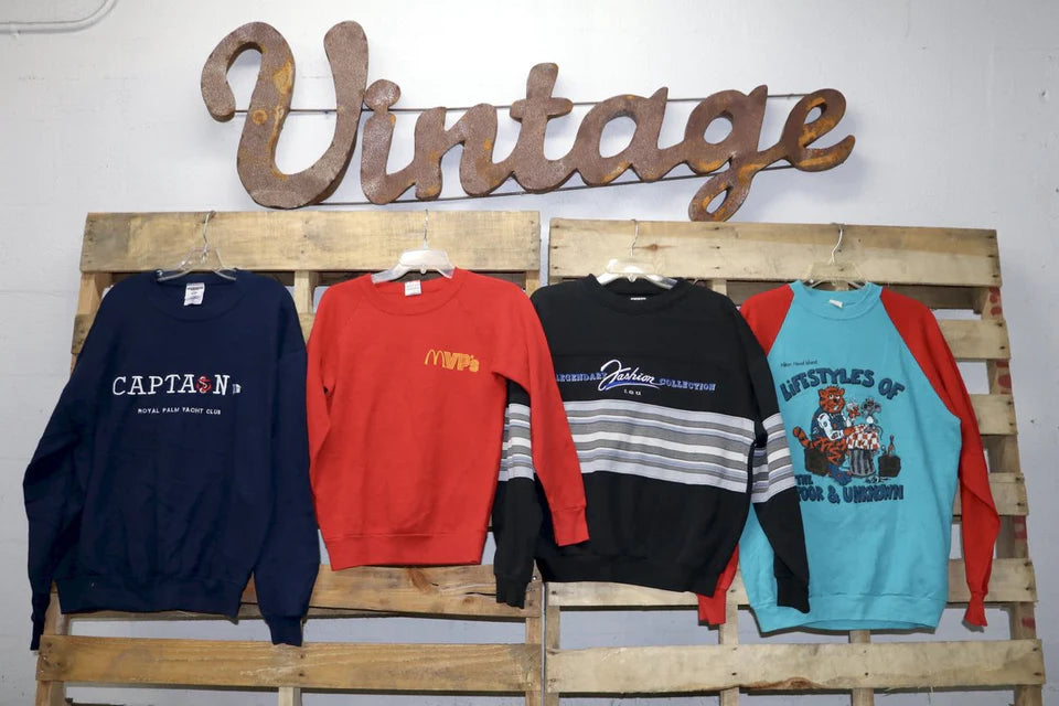 Bulk Wholesale Vintage Graphic Sweatshirts